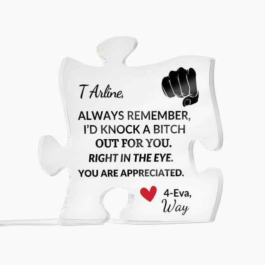 Cutomized Puzzle Piece | To My Aunt 2
