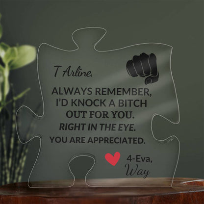Cutomized Puzzle Piece | To My Aunt 2