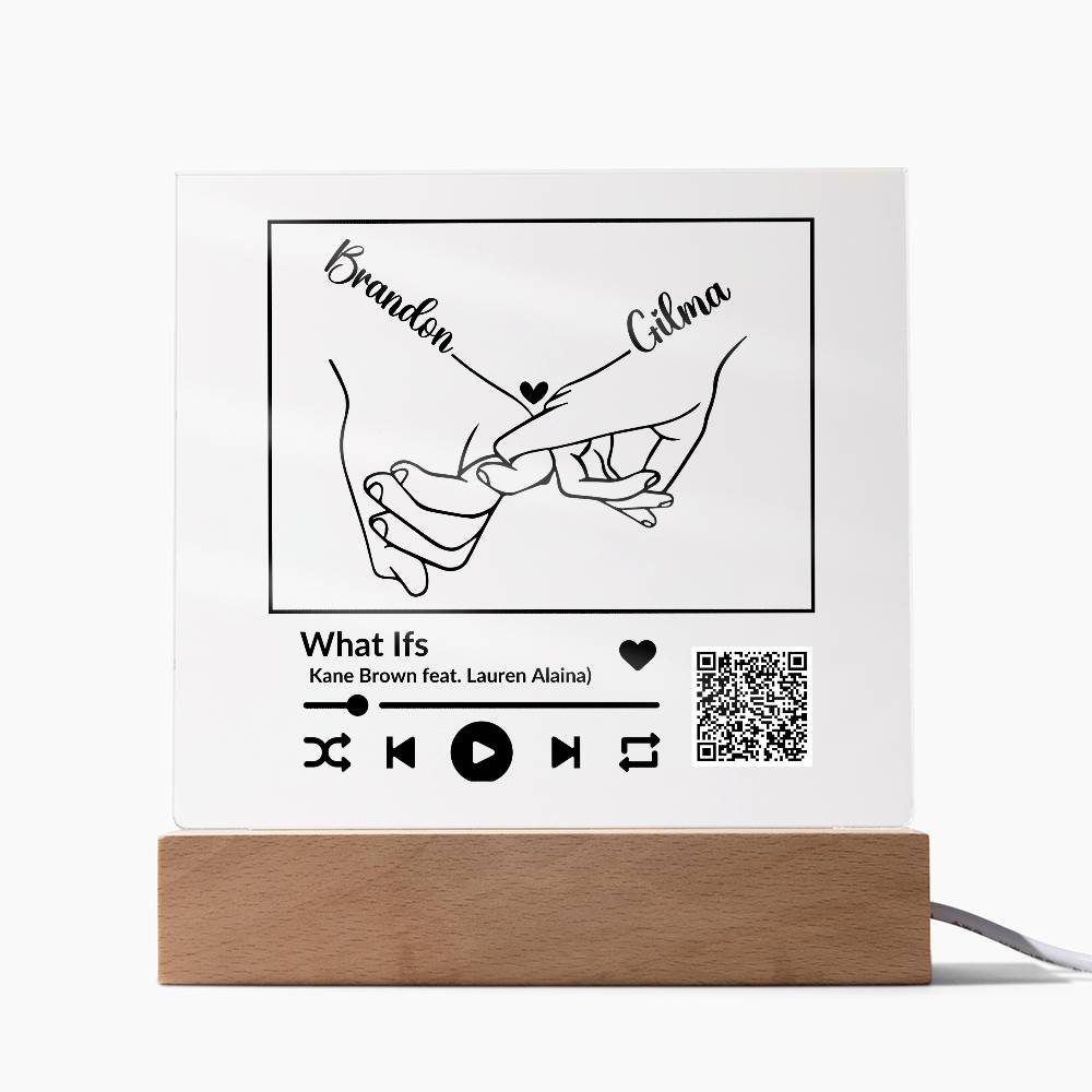 CUSTOMIZED SONG PLAQUE