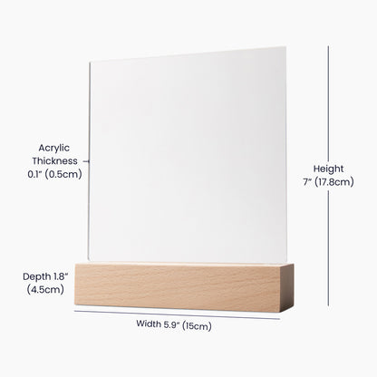 Daughter-in-Law LED Acrylic Gift Set (Clear)