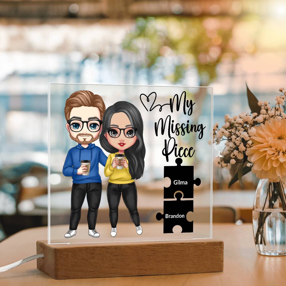 CUSTOM MADE COUPLE PLAQUE