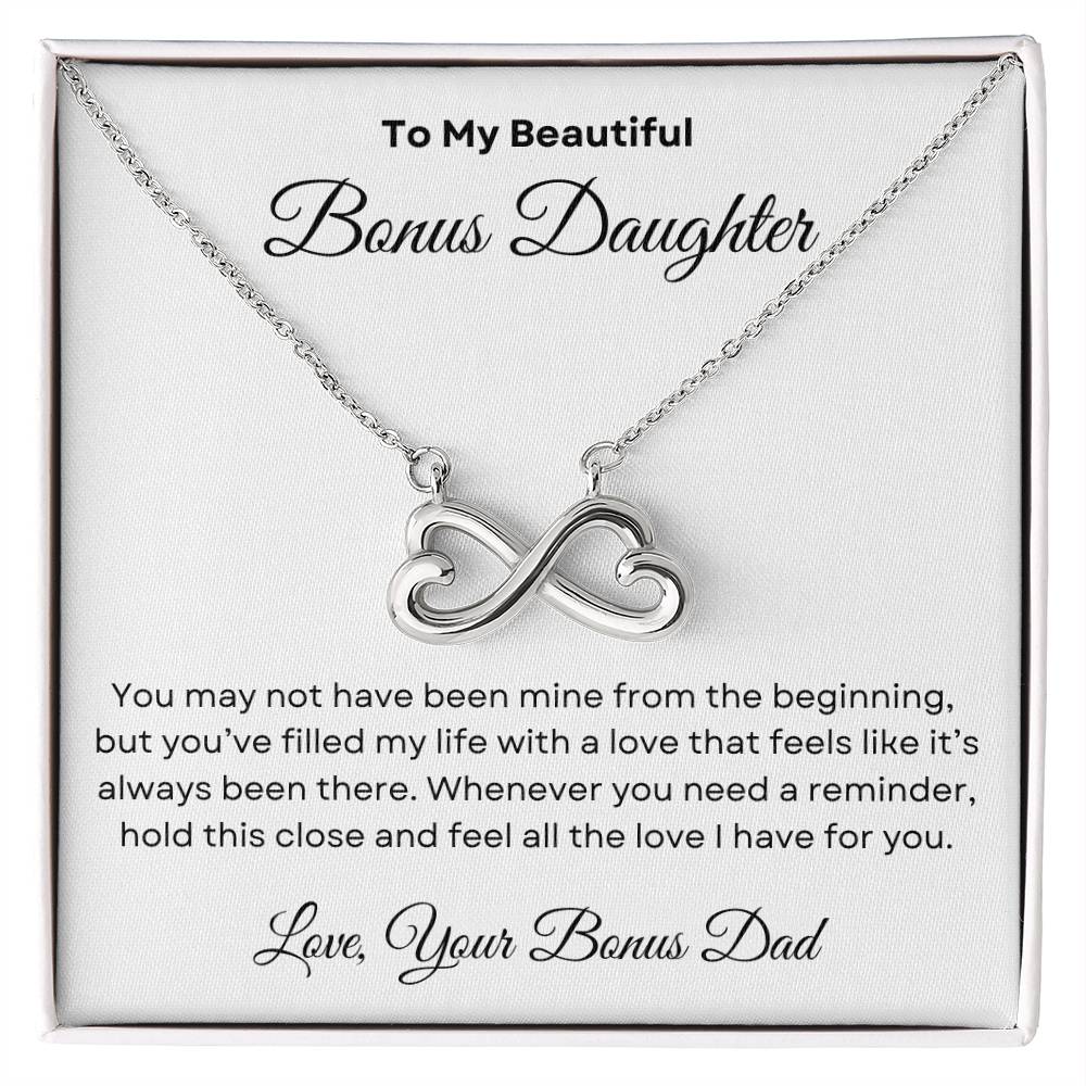 Bonus Daughter - From Bonus Dad | Infinity Necklace