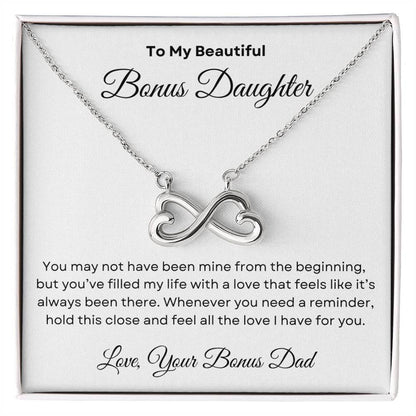 Bonus Daughter - From Bonus Dad | Infinity Necklace
