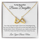 Bonus Daughter from Bonus Mom - Infinity Hearts Necklace Set