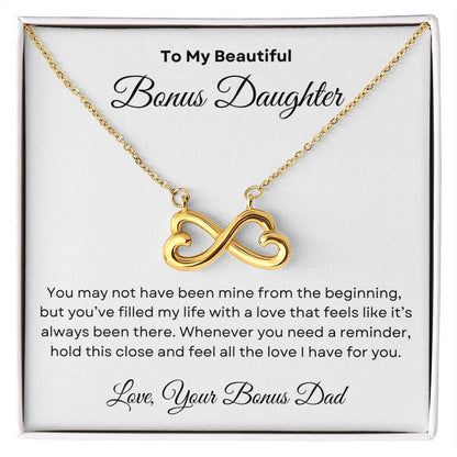 Bonus Daughter - From Bonus Dad | Infinity Necklace