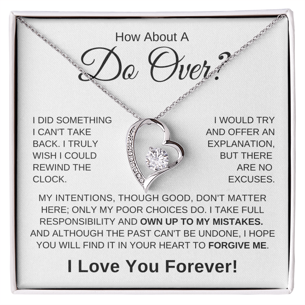 Apology Necklace - Do Over-W