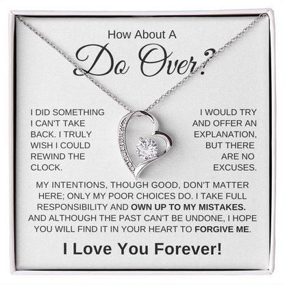 Apology Necklace - Do Over-W