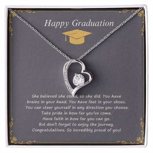 Happy Graduation | Heart Necklace