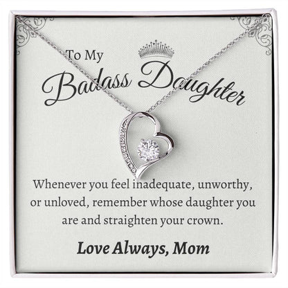 To My Badass Daughter Necklace