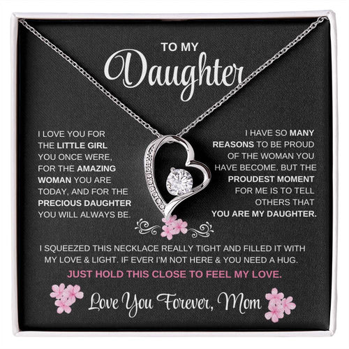 To My Daughter Necklace from Mom | So many reasons