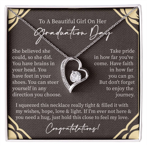Graduation Necklace | She Believed She Could