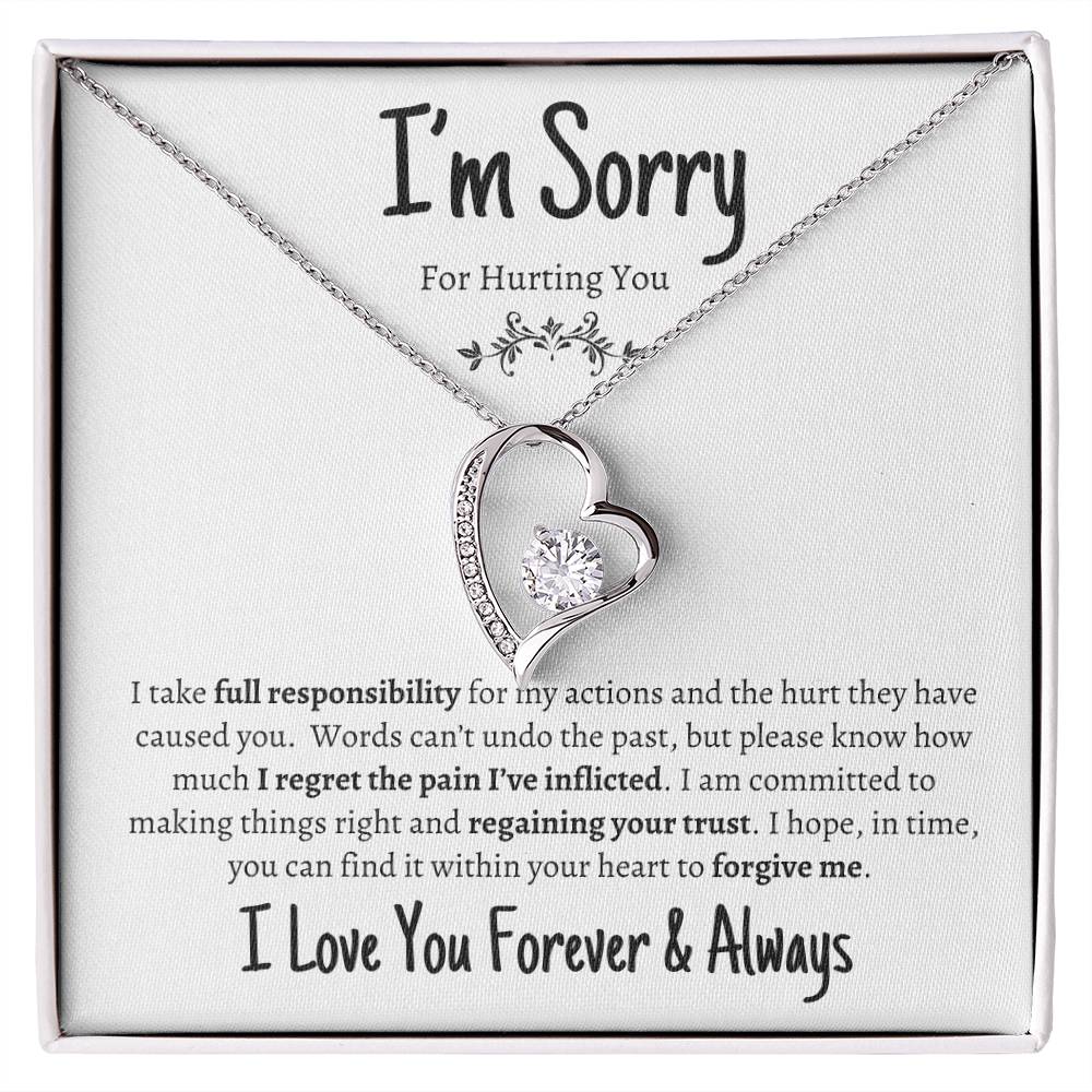 I'm Sorry For Hurting You | Forever Love Necklace