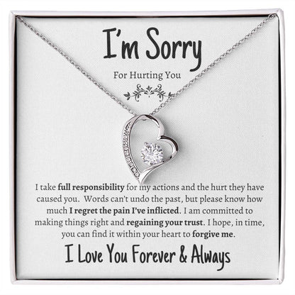 I'm Sorry For Hurting You | Forever Love Necklace