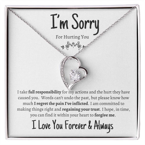 I'm Sorry For Hurting You | Forever Love Necklace