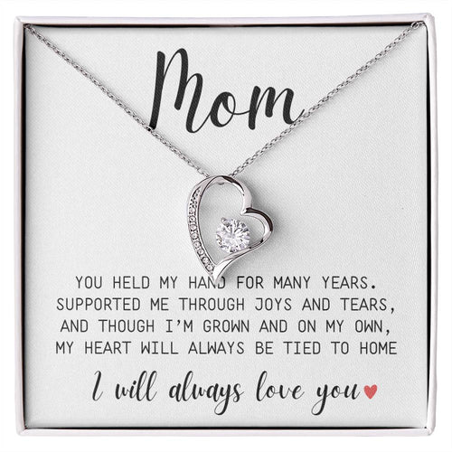 Mom | You Held My Hand | Forever Love Necklace