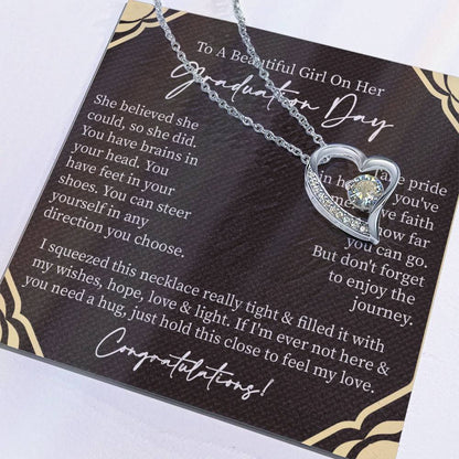 Graduation Necklace | She Believed She Could