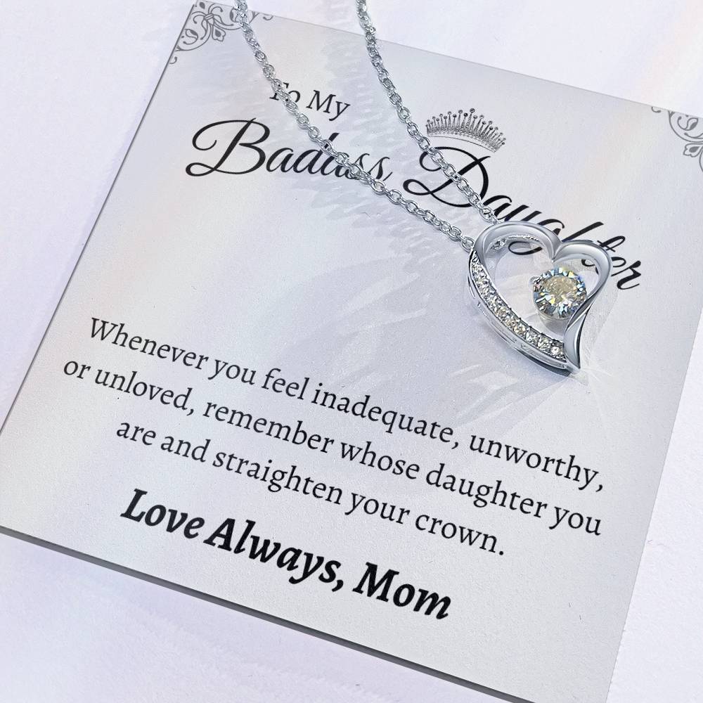 To My Badass Daughter Necklace