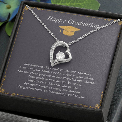 Happy Graduation | Heart Necklace