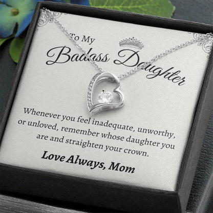 To My Badass Daughter Necklace