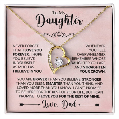 Daugther - Never Forget - Necklace
