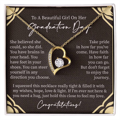 Graduation Necklace | She Believed She Could
