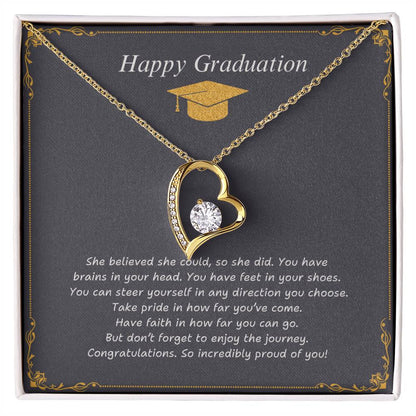 Happy Graduation | Heart Necklace