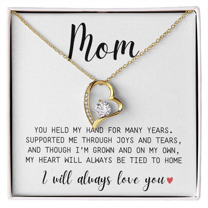 Mom | You Held My Hand | Forever Love Necklace