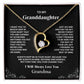 To My Granddaughter | From Grandma Forever Love Necklace--Aim for the Sky