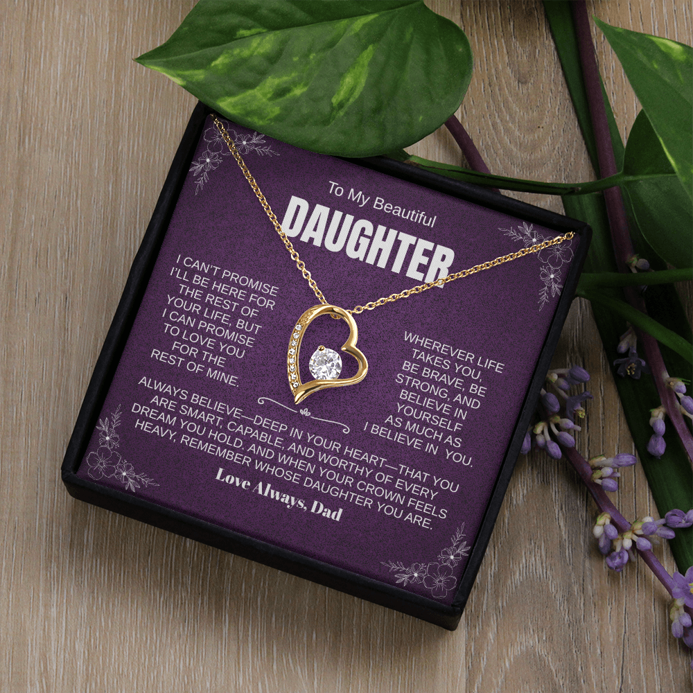 PERSONALIZED Beautiful Daughter, Wherever Life Takes You Necklace