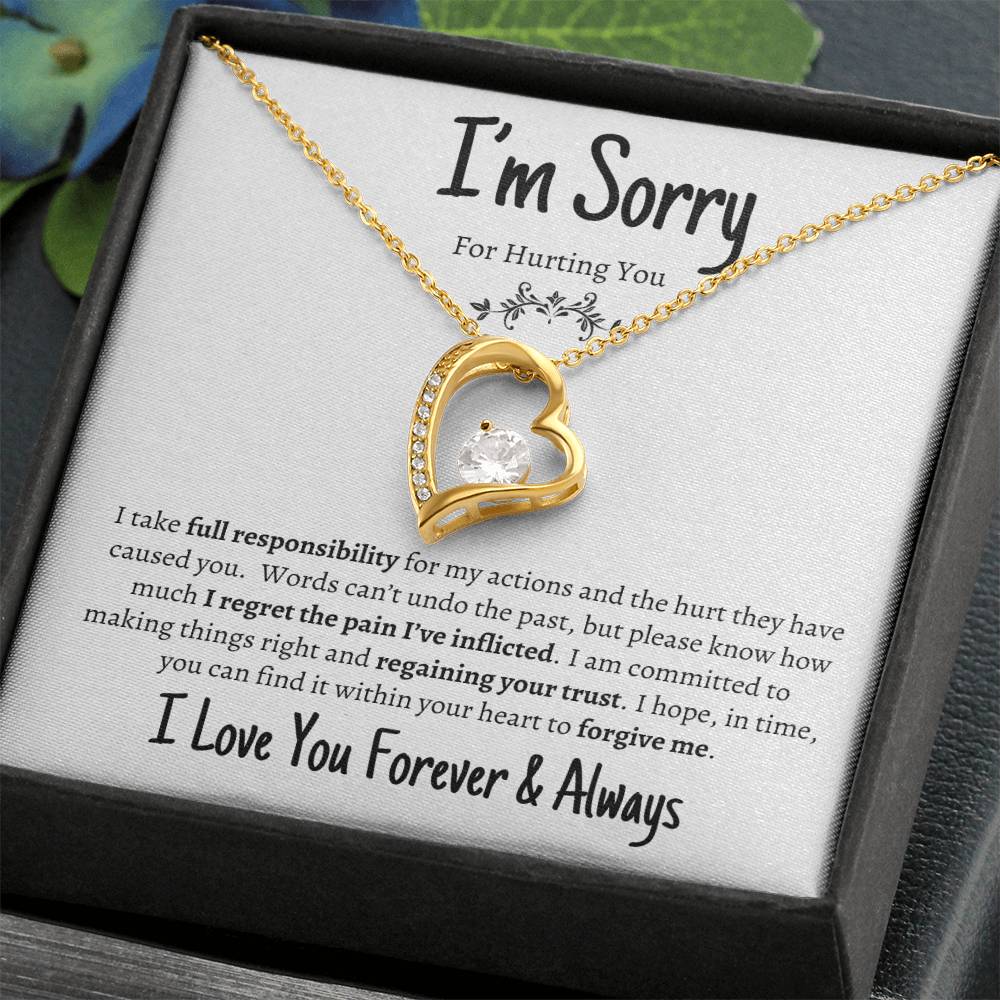 I'm Sorry For Hurting You | Forever Love Necklace