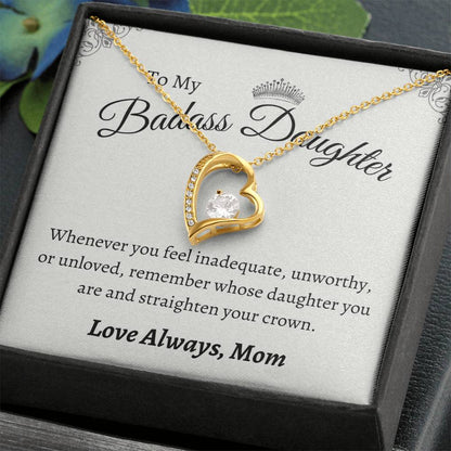 To My Badass Daughter Necklace