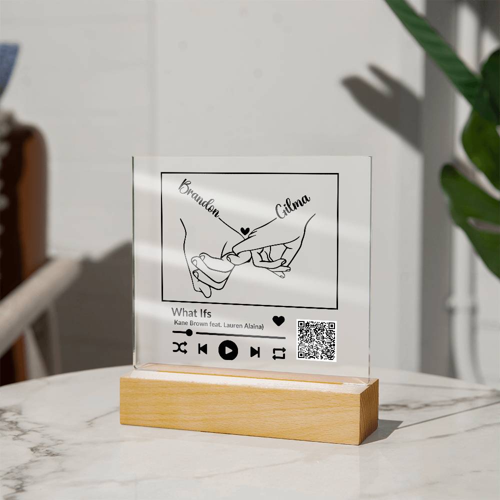 CUSTOMIZED SONG PLAQUE
