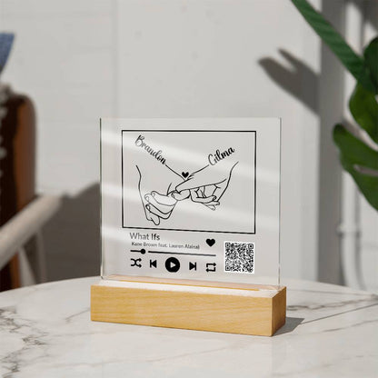 CUSTOMIZED SONG PLAQUE