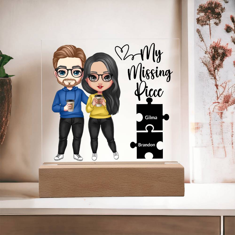 CUSTOM MADE COUPLE PLAQUE