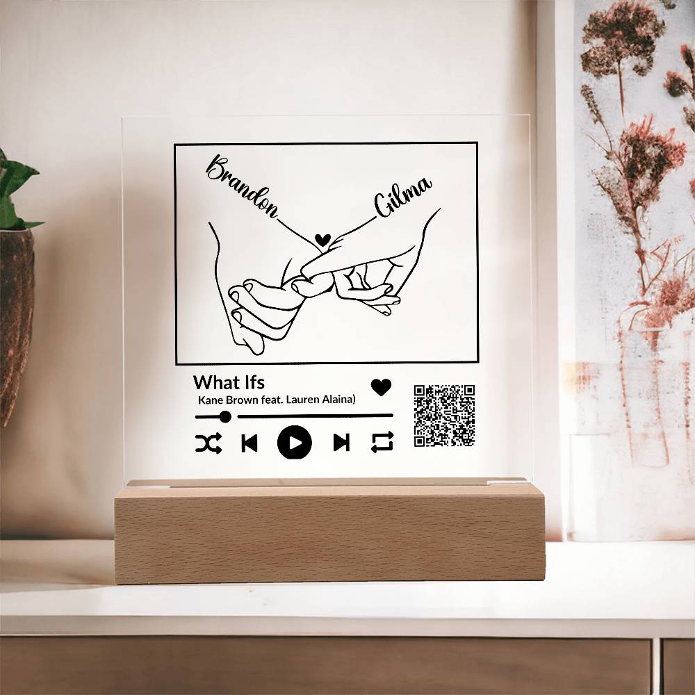 CUSTOMIZED SONG PLAQUE