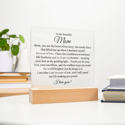 Mom Plaque _B