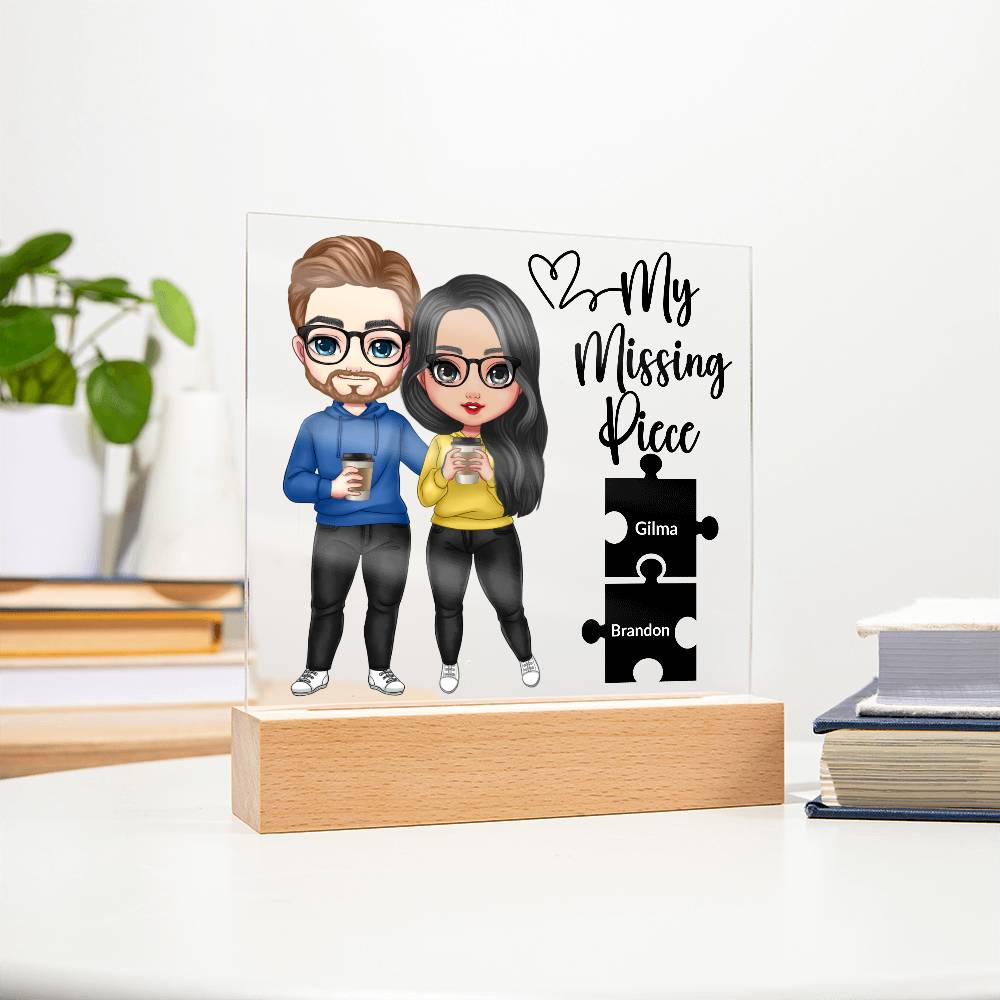 CUSTOM MADE COUPLE PLAQUE