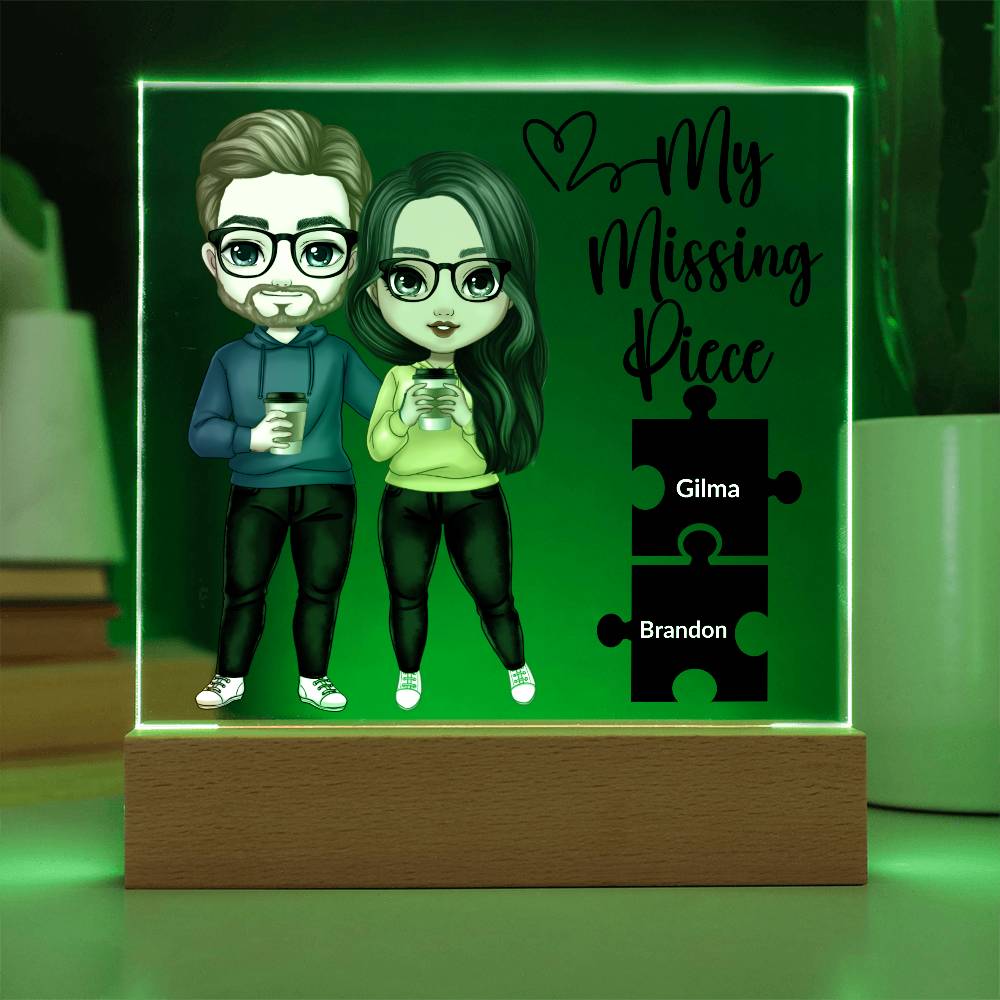 CUSTOM MADE COUPLE PLAQUE
