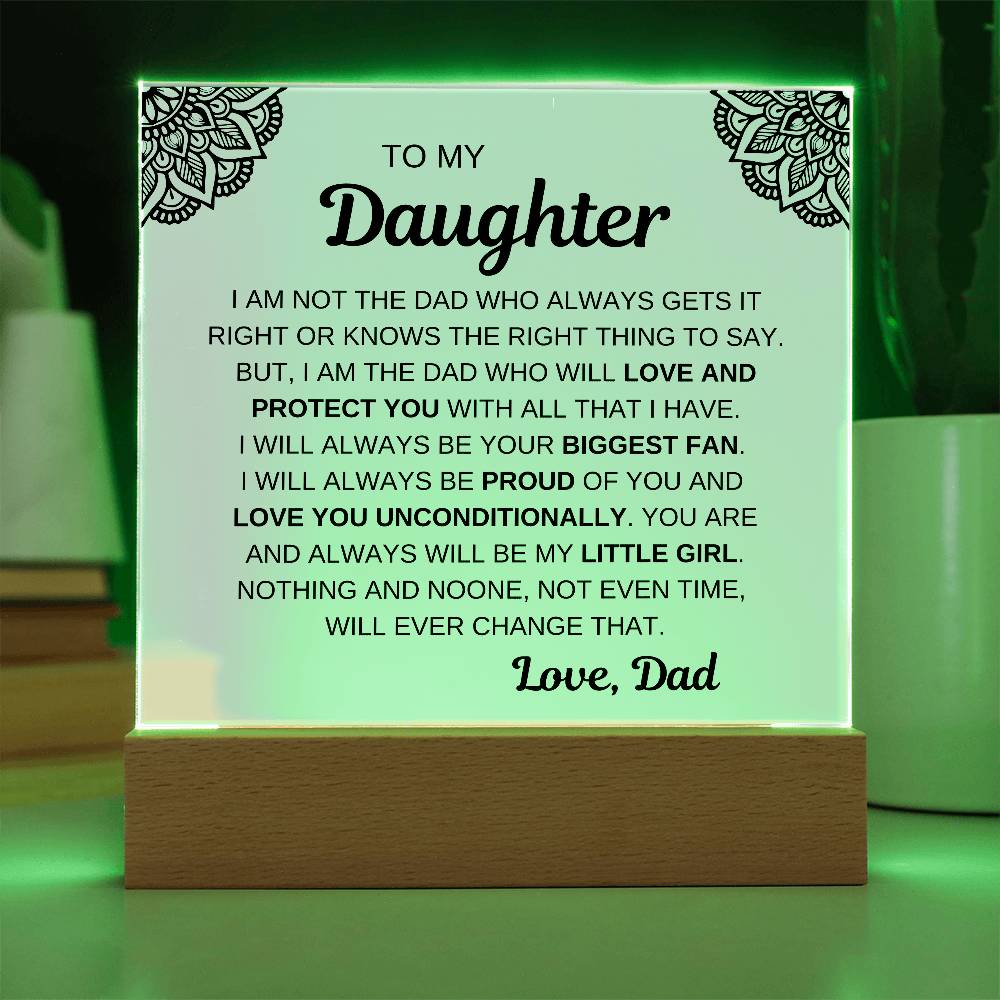 To My Daughter | Love and Protect, Love Dad v1