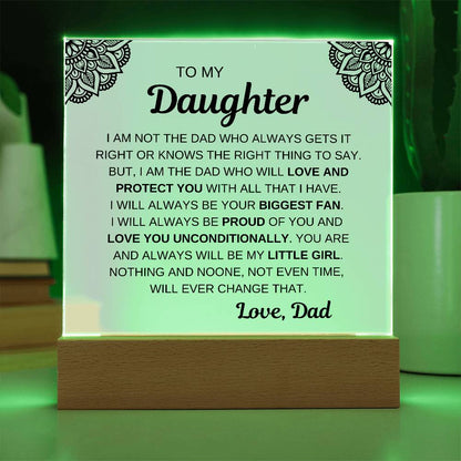 To My Daughter | Love and Protect, Love Dad v1