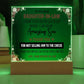 Daughter-in-Law LED Acrylic Gift Set (Clear)
