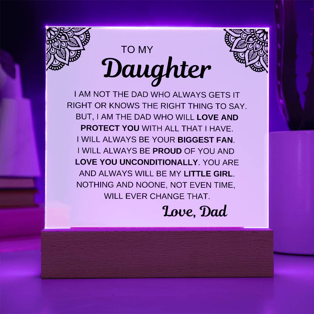 To My Daughter | Love and Protect, Love Dad v1