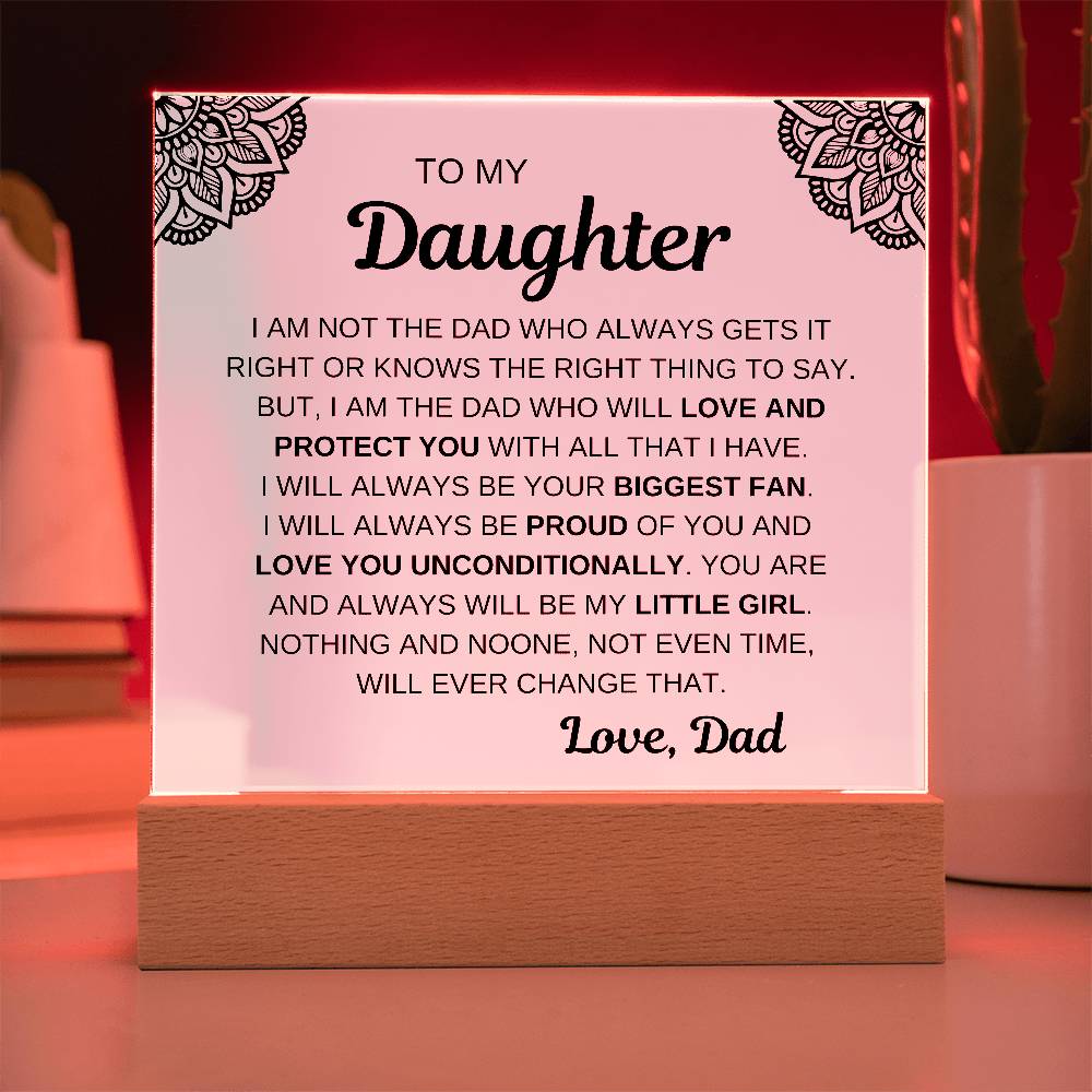 To My Daughter | Love and Protect, Love Dad v1