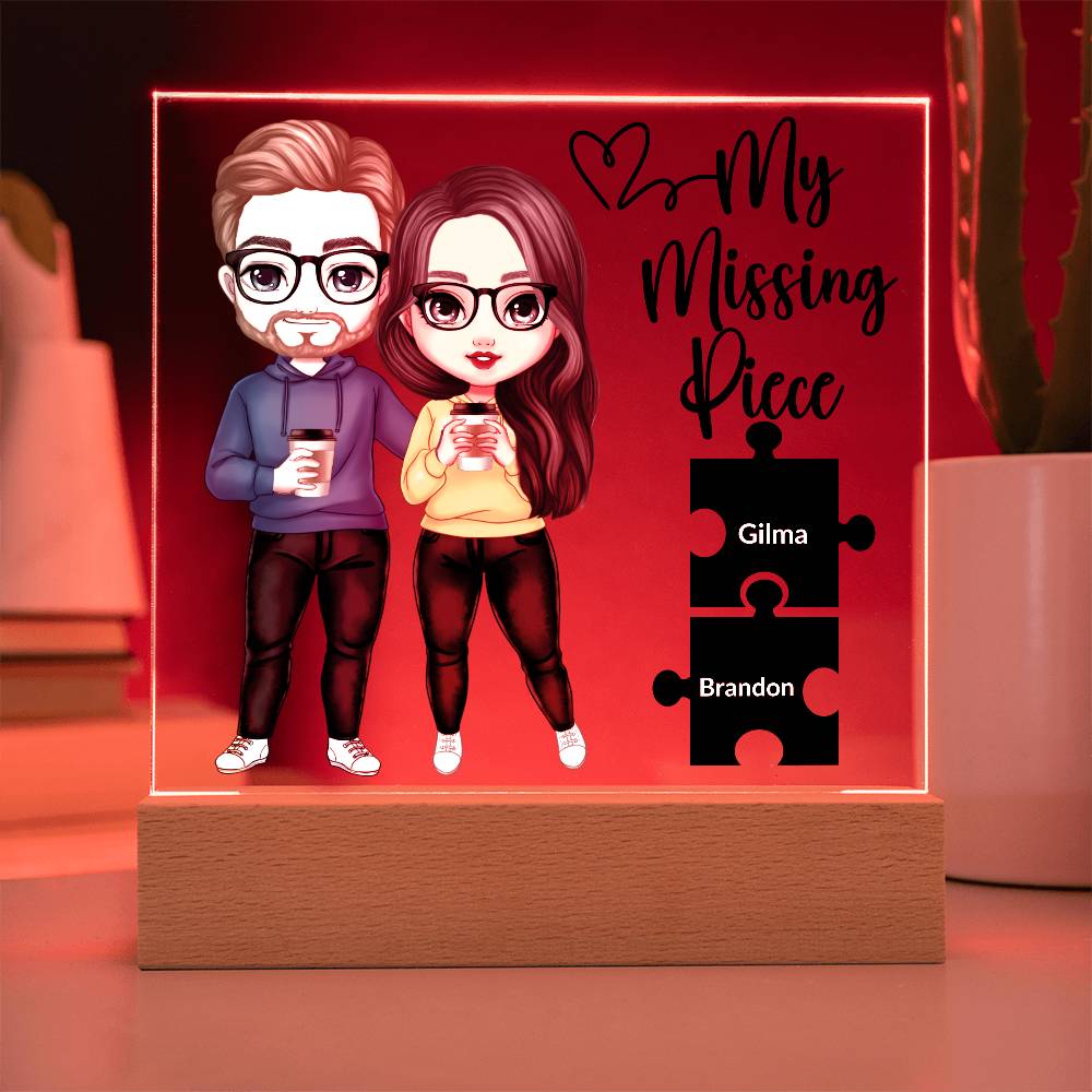 CUSTOM MADE COUPLE PLAQUE