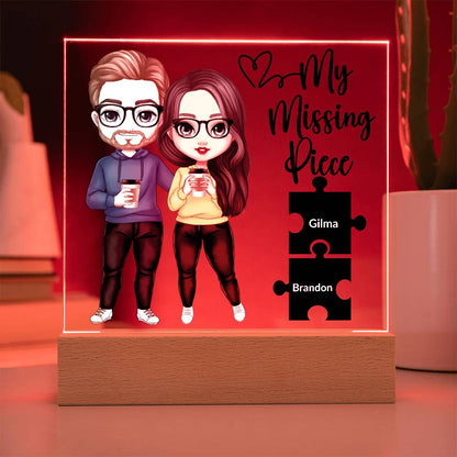 CUSTOM MADE COUPLE PLAQUE