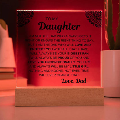 To My Daughter | Love and Protect, Love Dad v2
