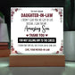 Daughter-in-Law LED Acrylic Gift Set