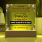 Daughter-in-Law LED Acrylic Gift Set (Clear)