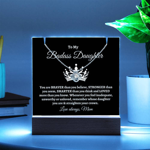 Badass Daughter | Keepsake Necklace Gift Set