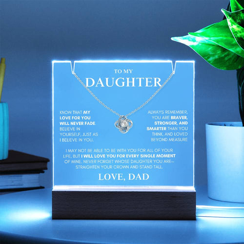 Exclusive Gift for Daughter From Dad "My Love Will Never Fade" | Keepsake Gift Set